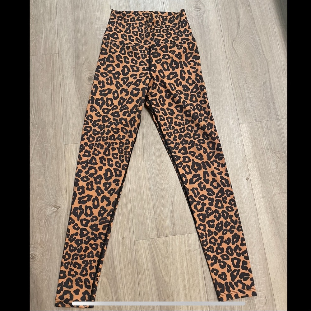Brand new never worn! Beach riot sport leopard pant size S.